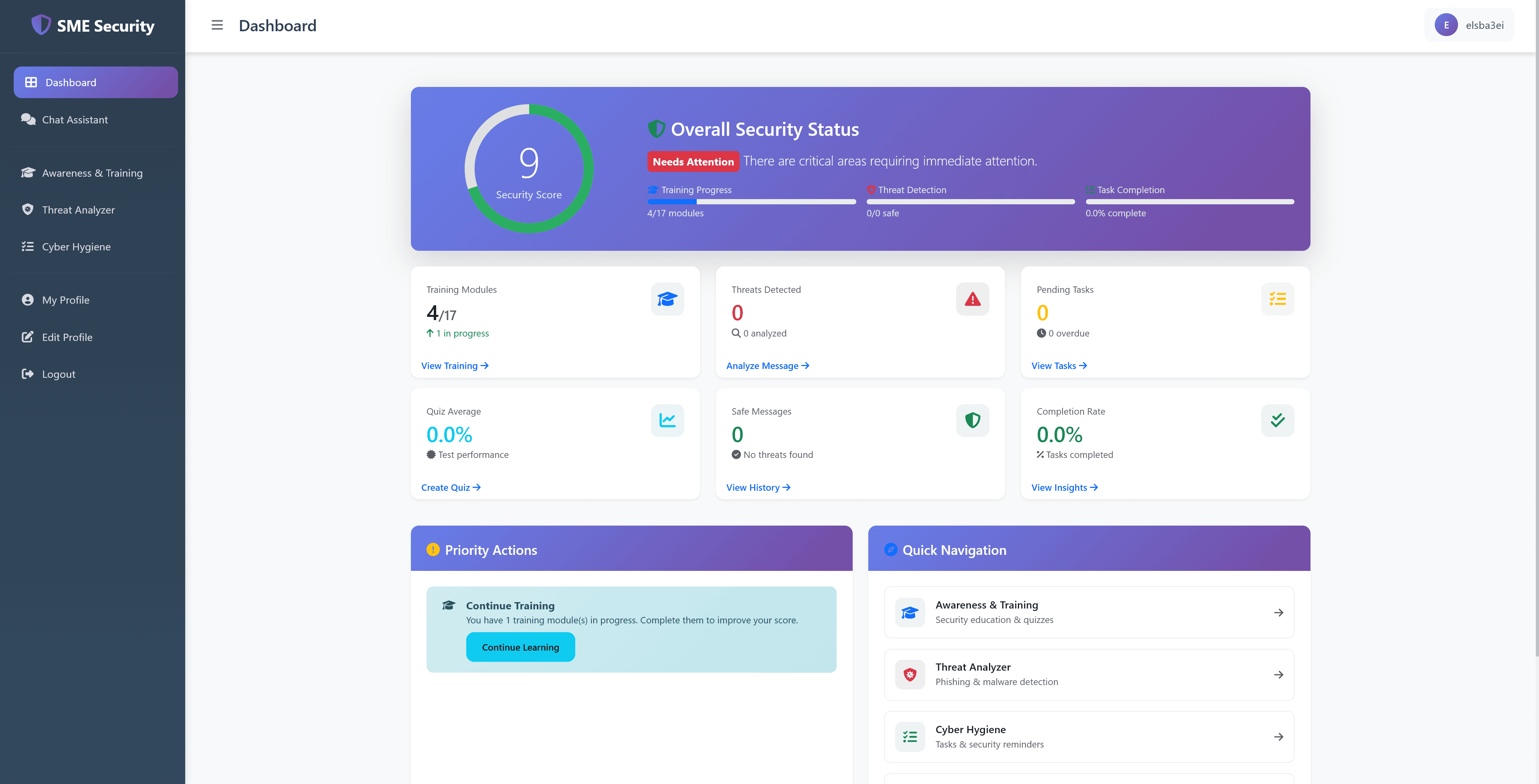 SME Cybersecurity Assistant